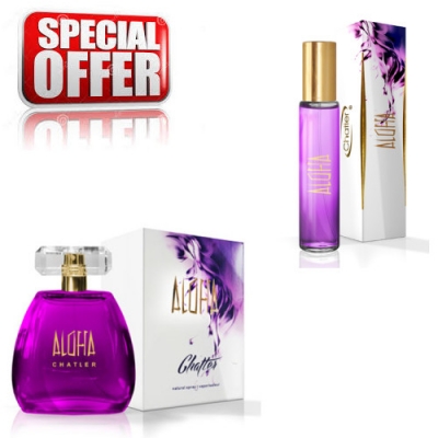 Chatler Aloha - Promotional Set, Eau de Parfum 100 ml + Eau de Parfum 30 ml