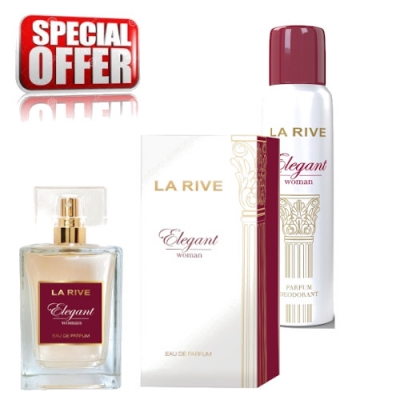 La Rive Elegant Woman - Promotional Set, Eau de Parfum 100 ml, Deodorant 150 ml