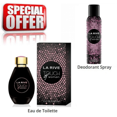 La Rive Touch Woman - Promotional Set, Eau de Parfum, Deodorant