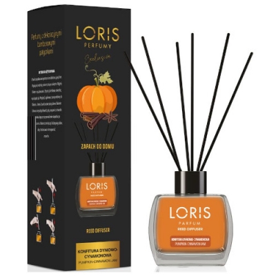 Loris Pumpkin and Cinnamon Jam, Home Reed Diffuser - 120 ml