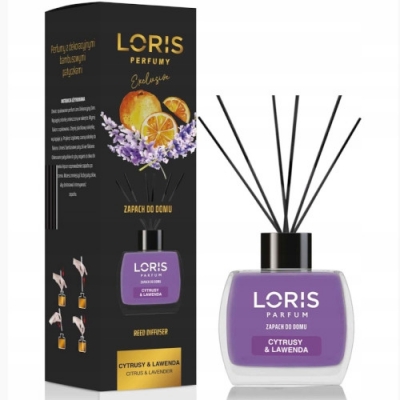 Loris Citrus and Lavender, Home Reed Diffuser - 120 ml