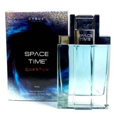 QUANTUM Space Time Cyrus Parfums - Eau de Toilette for Men 90 ml