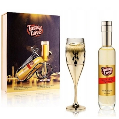 Sellion Taste Of Love Gold - Ensemble for Women, Eau de Parfum 100 ml, Eau de Parfum 30 ml