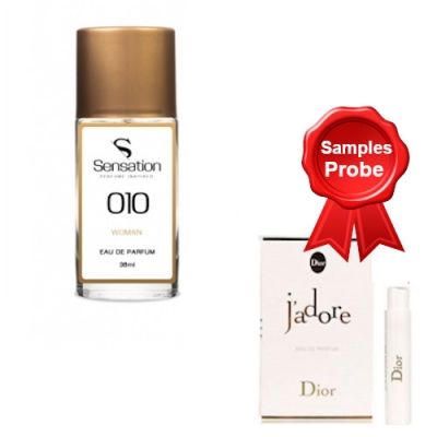 Sensation No.010 - Eau de Parfum for Women 36 ml,  Perfume Sample Spray Dior Jadore